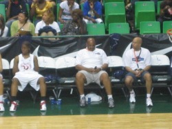 Coach Robinson On Game Bench