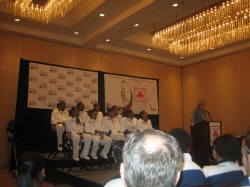 Stacey Dales At The Press Conference